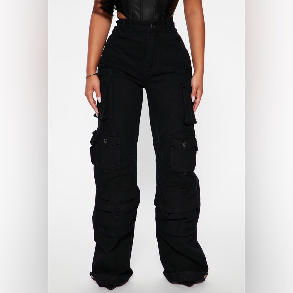 Black Cargo Jeans size 13